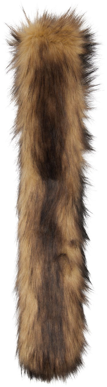 Шал Simone Rocha Simone Rocha Slim Faux Fur Scarf Кафяво | 1036 1255, 0