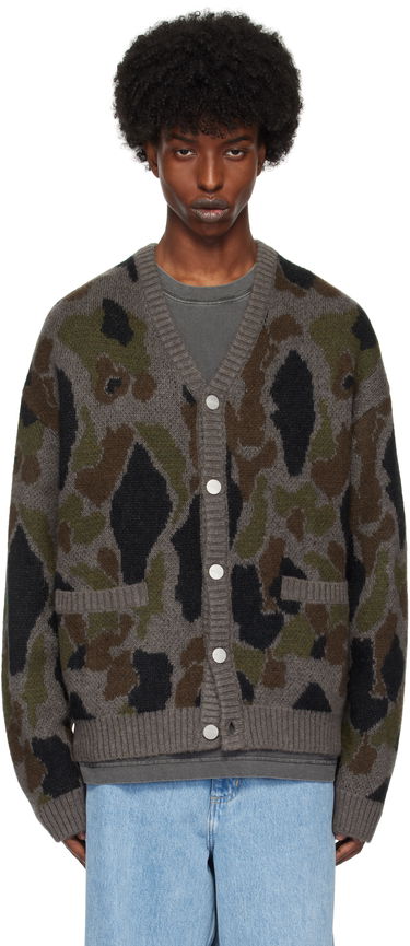 Пуловер Carhartt WIP Camouflage Knit Cardigan Сиво | I033914, 0