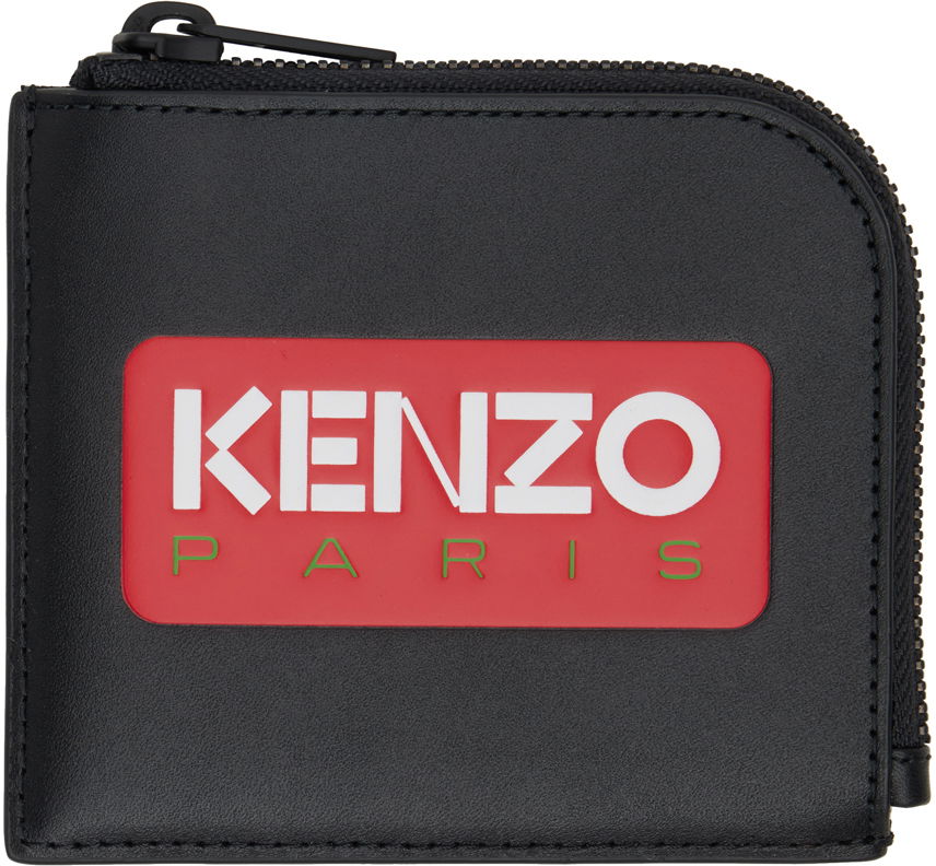 Портфейл KENZO Paris Leather Черно | FD55PM823L41, 0