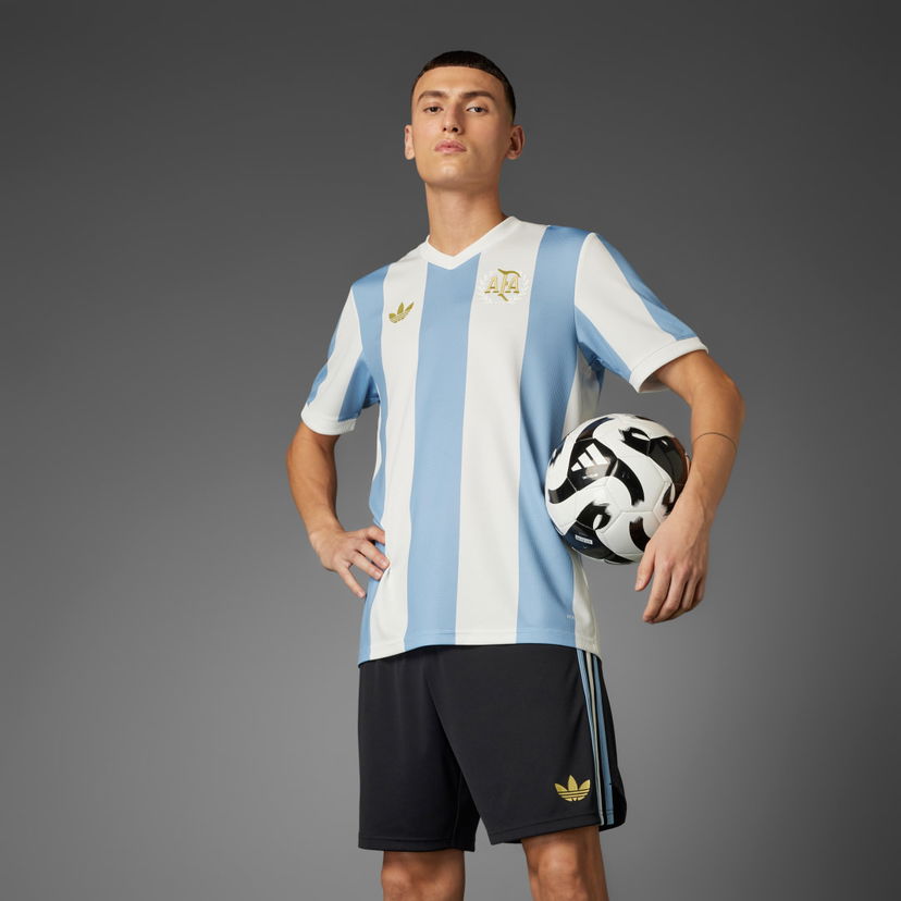 Фланелка adidas Performance Argentina Anniversary Soccer Jersey Бяло | JF2641