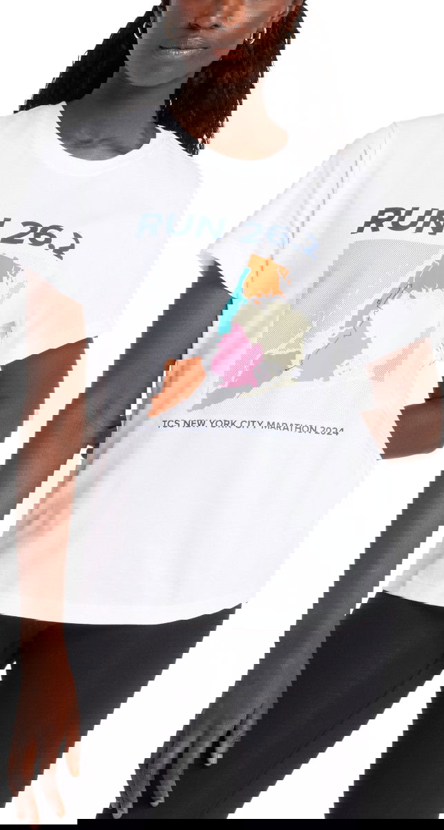 Тениска New Balance NYC Marathon Graphic T-Shirt Бяло | wt43601m-wt, 0