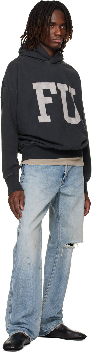 Суитчър Fear of God Oversized Distressed 'Qualified' Hoodie Черно | FG25FW12-12104BHF-001, 3