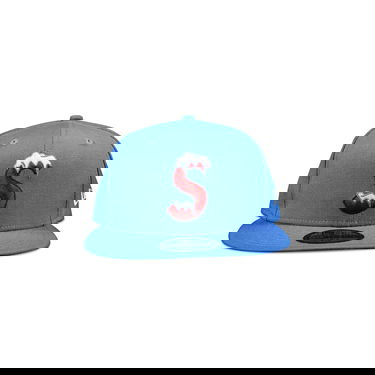 Шапка с козирка Supreme New Era x S Logo 'Bright Blue' Синьо | FW20H30 BRIGHT BLUE, 1