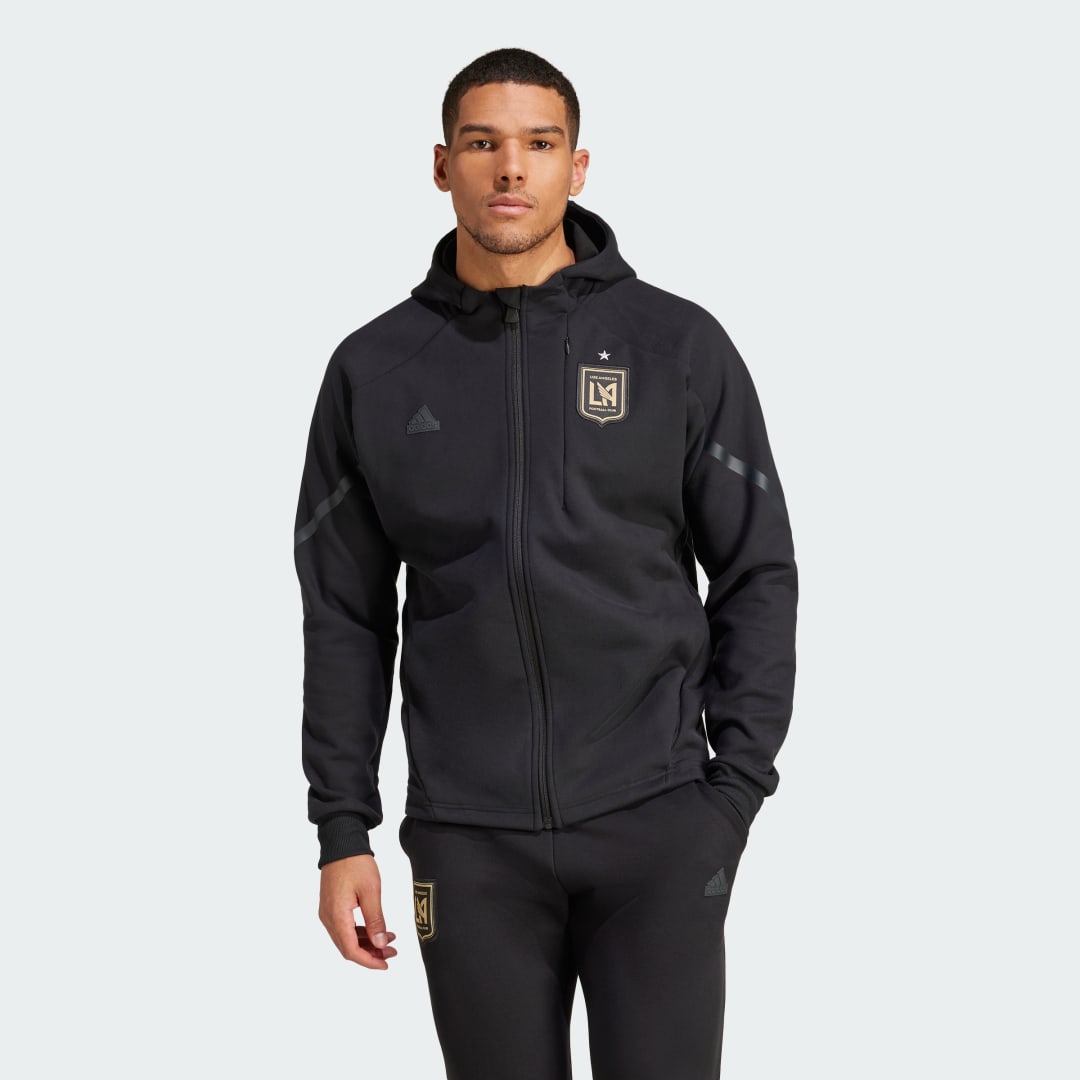 Суитчър adidas Performance Los Angeles FC Designed for Gameday Anthem Черно | IQ0720, 1