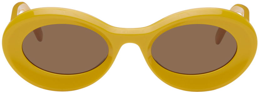 Слънчеви очила Loewe Yellow Loop Sunglasses Жълто | LW40110U@5039E