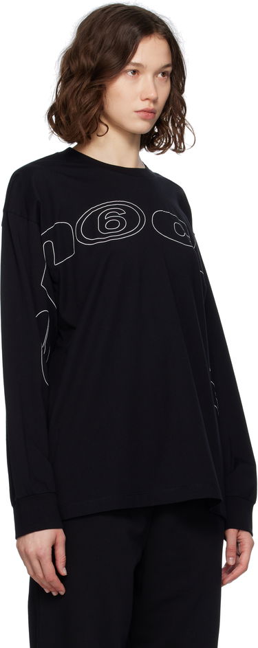 Тениска Maison Margiela MM6 Maison Margiela Long Sleeve T-Shirt Жълто | SH0NH0017 S24312, 4