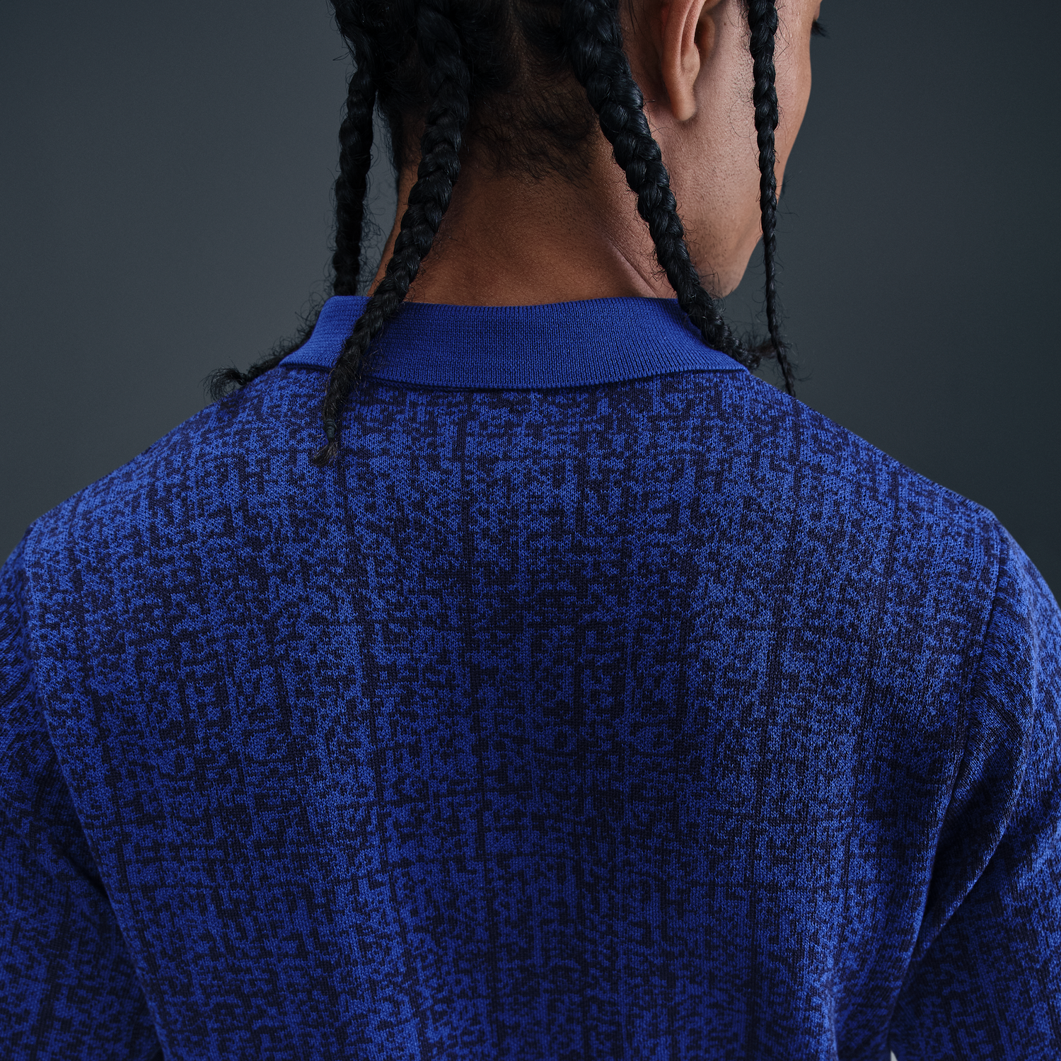 Поло тениска Nike Nike FFF Club Knitted Polo Синьо | HF5126-452, 1