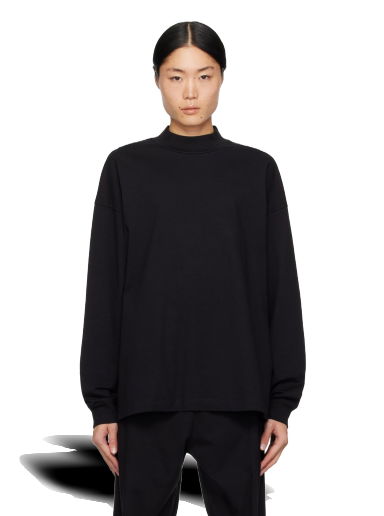 Пуловер Fear of God Mock Neck T-Shirt Черно | FGLW50-007JER