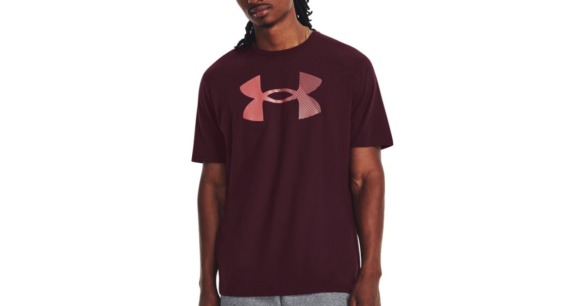Тениска Under Armour Logo Fill Tee Бургунди | 1379451-600, 1