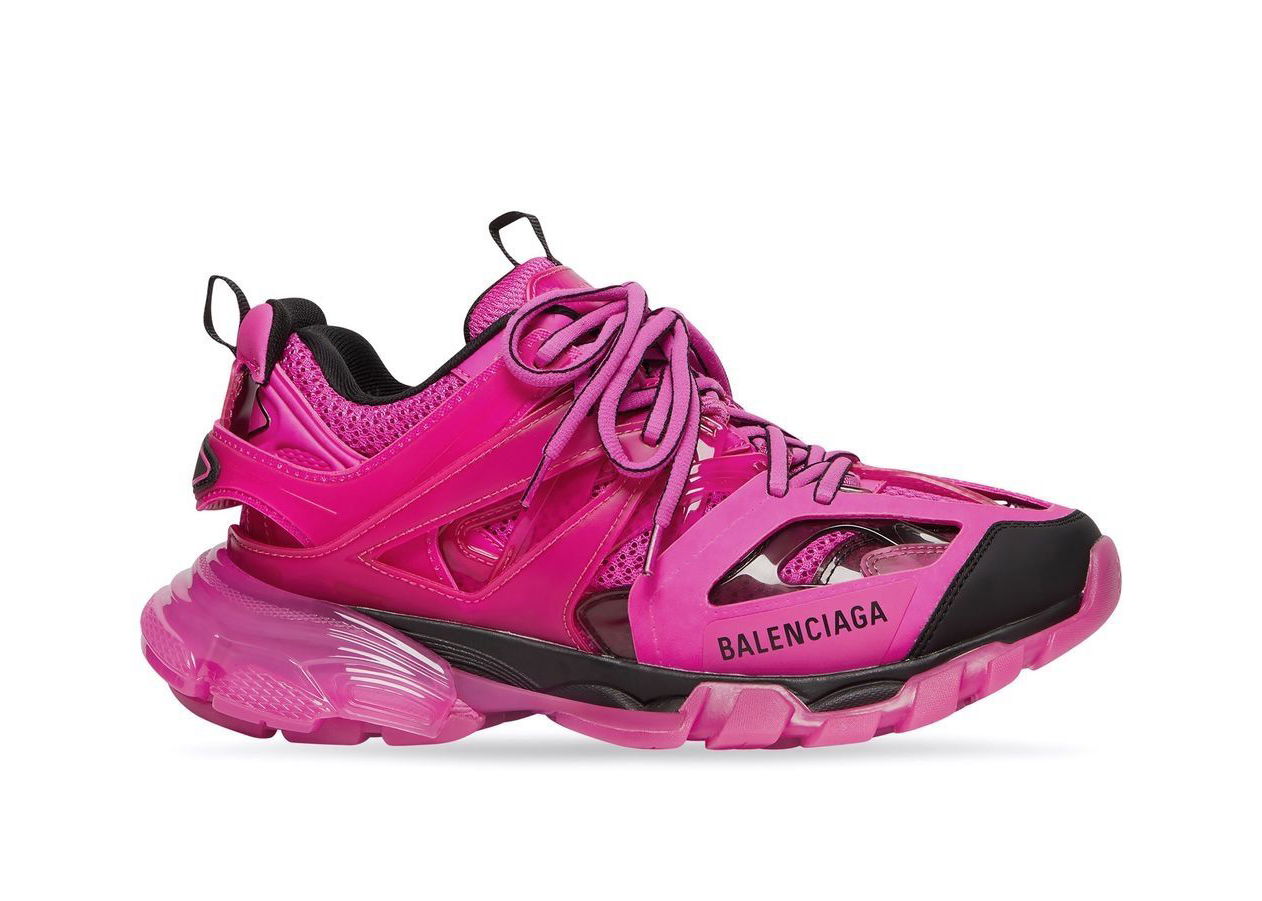 Кецове и обувки Balenciaga Track Clear Sole Dark Pink W Розово | 647741 W3BM5 5510, 0