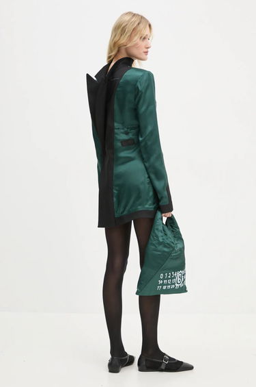 Pокля Maison Margiela Green Satin Mini Dress Зелено | S62DA0036.S41355, 1