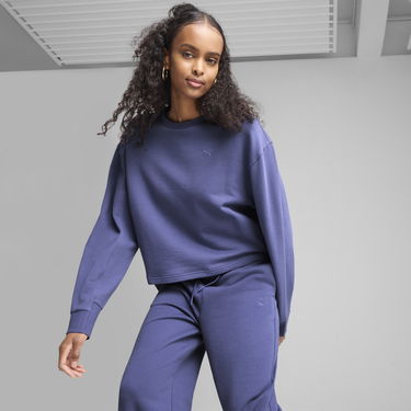 Суитчър Puma HER Women's Relaxed Fit Crewneck Sweatshirt Лилаво | 685058_46, 0