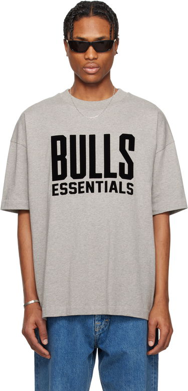 Тениска Fear of God Fear of God ESSENTIALS NBA Bulls Short Sleeve T-Shirt Сиво | 125AL244104F, 0
