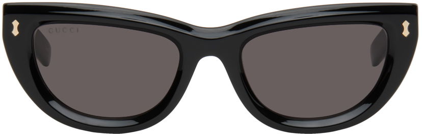 Облекло Gucci Gucci Black Cat-Eye Sunglasses Кафяво | GG1521S