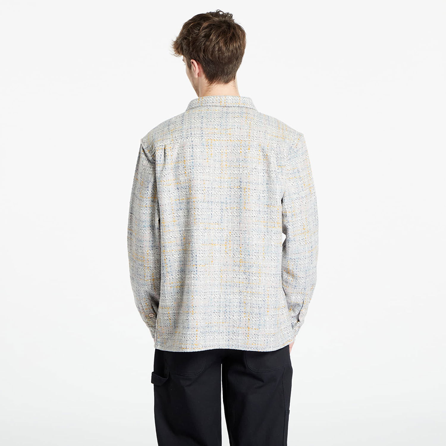 Риза Pleasures Periodic Work Shirt Сиво | P23W028 GREY, 1
