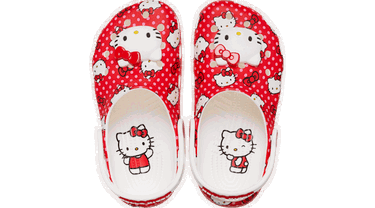 Кецове и обувки Crocs Hello Kitty Classic Clogs Червено | 210576-90H, 0