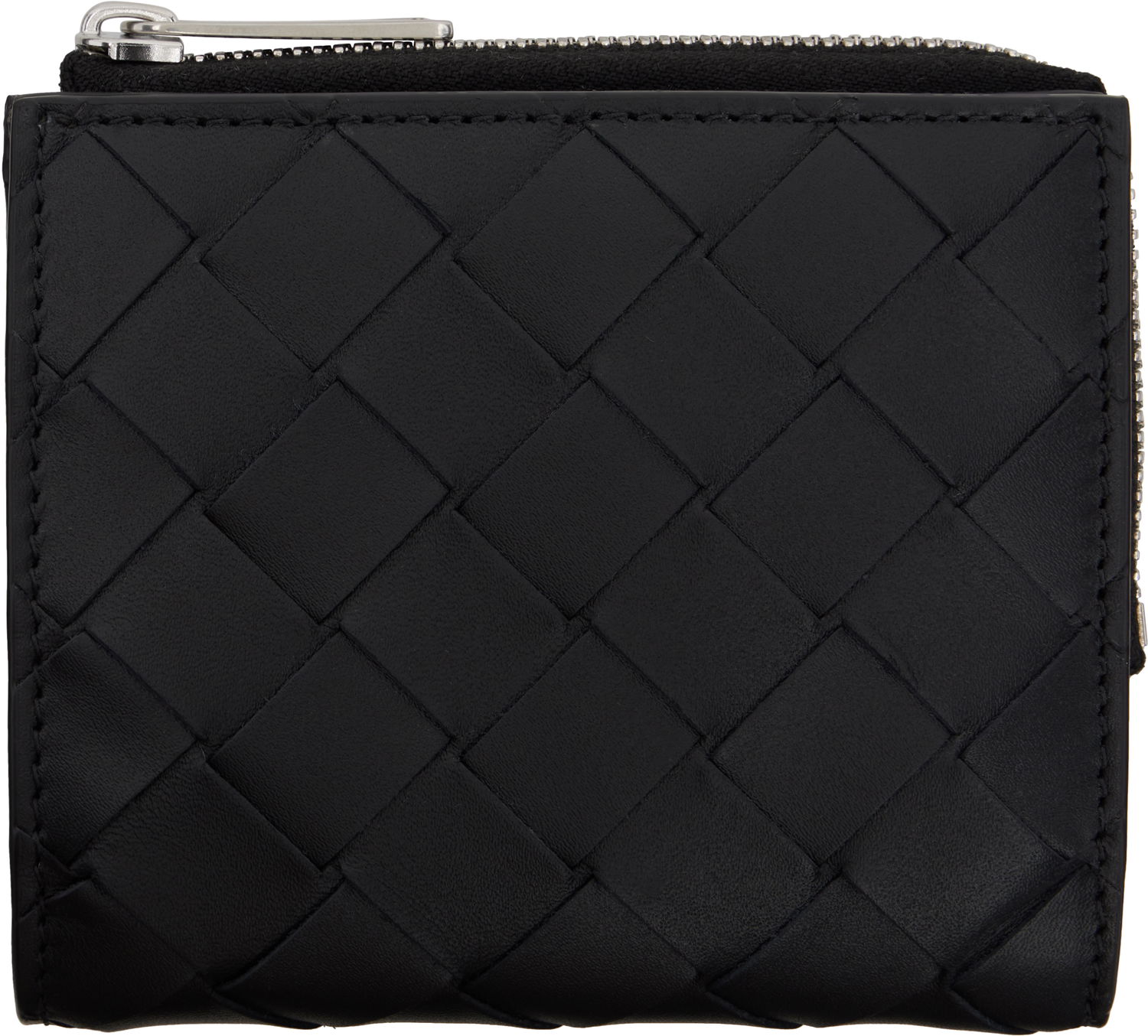 Портфейл Bottega Veneta Bottega Veneta Intrecciato Bi-Fold Wallet Черно | 775546VCPQ48803, 0