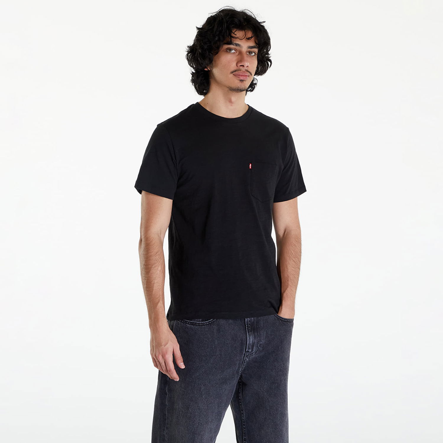 Тениска Levi's Classic Pocket Short Sleeve Tee Черно | 19342-0177, 0