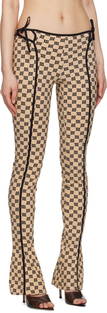 Клинове MISBHV MISBHV Monogram Coquette Leggings Бежово | 250W307, 1