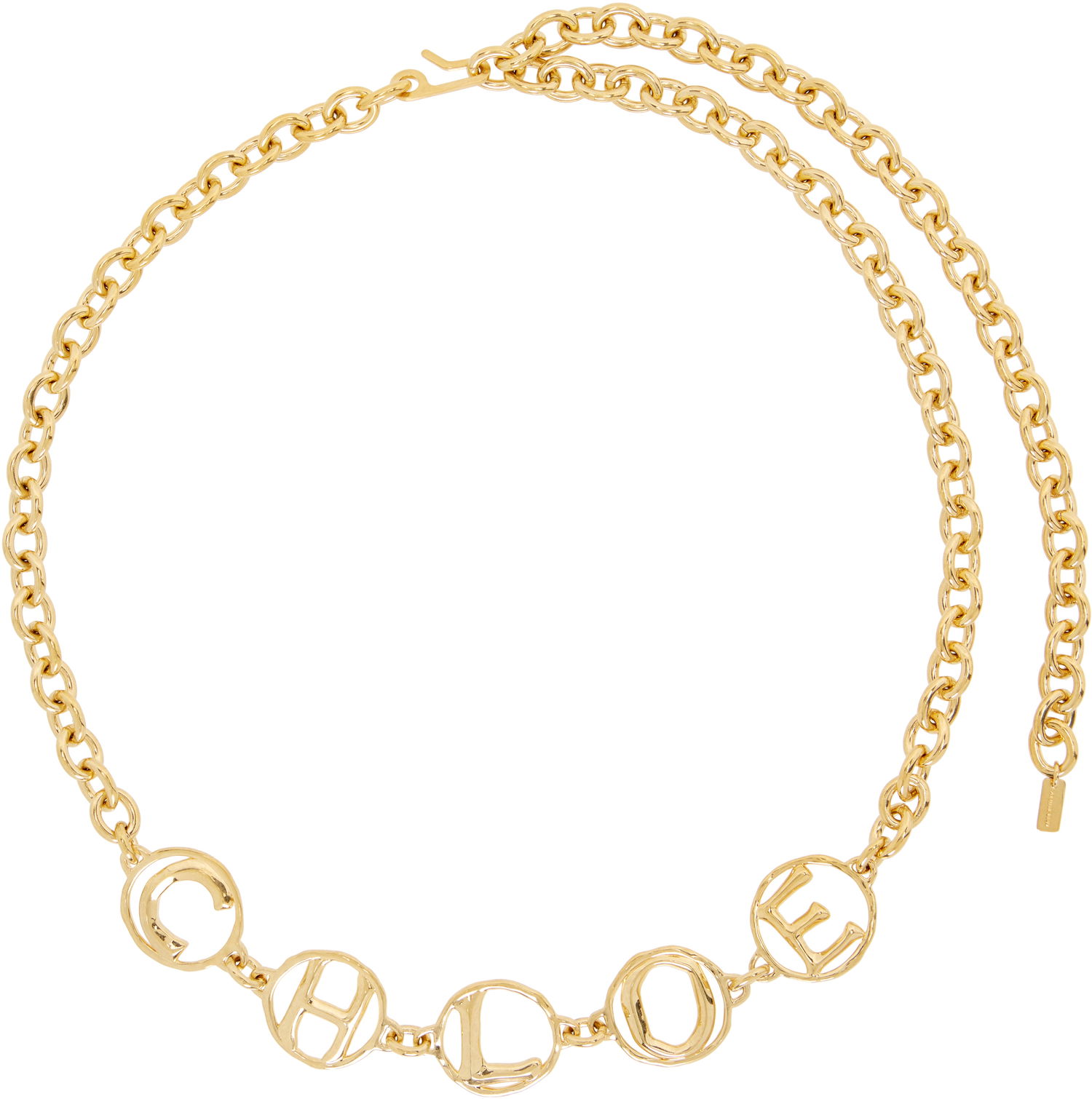Колие CHLOÉ The Chloé Script Jewelry Necklace Жълто | CH26SBJ01CB7, 0
