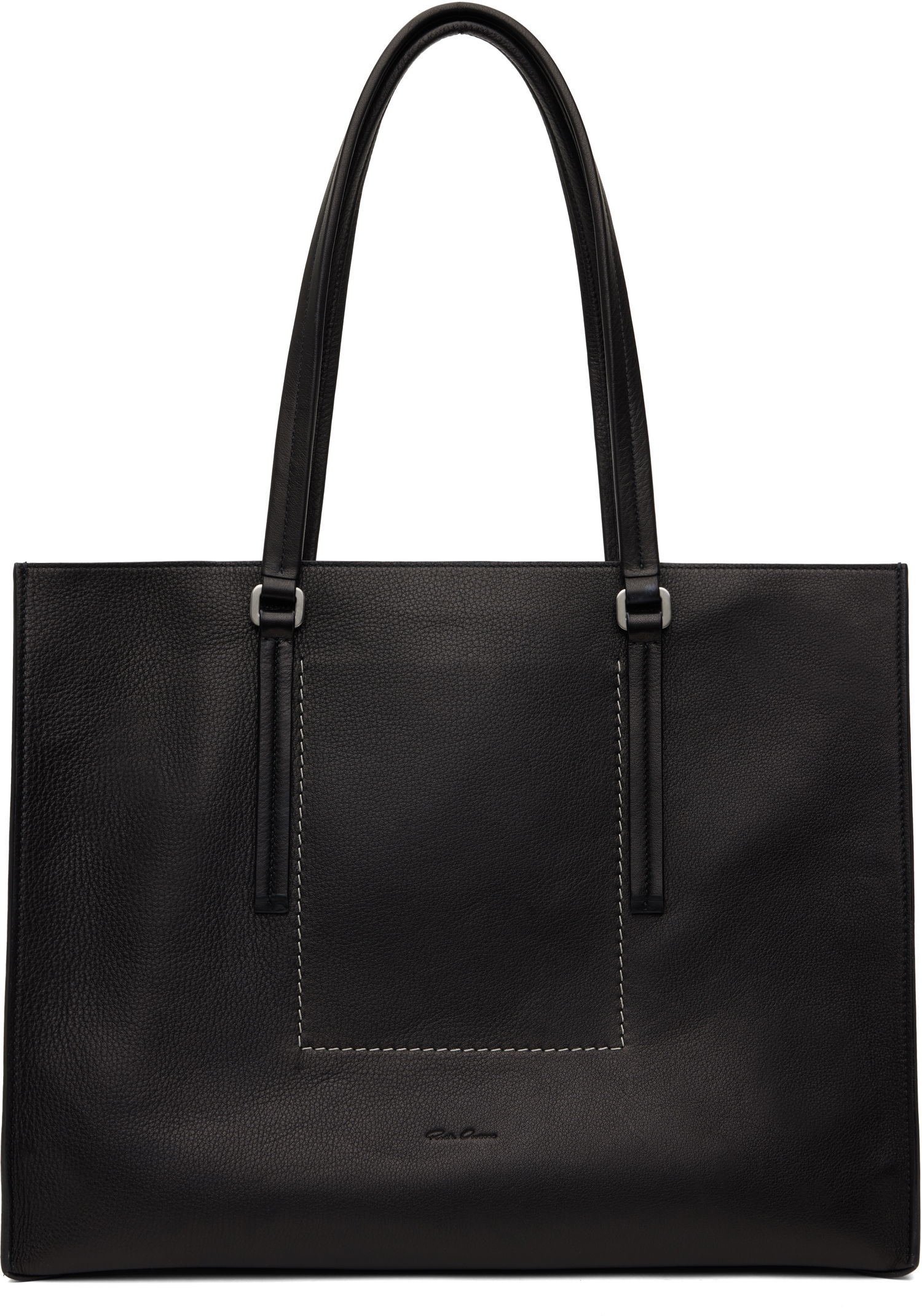 Голяма пазарска чанта Rick Owens Rick Owens Hollywood Edith Shopper Tote Черно | RA01E0654 LCN, 0