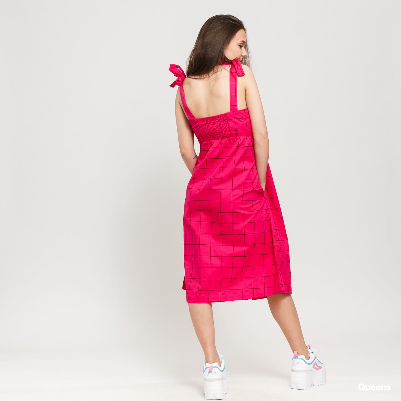 Pокля LAZY OAF Caged In Button Dress Розово | Caged In Button, 1
