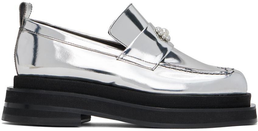 Аксесоари Simone Rocha Simone Rocha Heart Toe Platform Loafers Металик | LOF1D 0791, 0