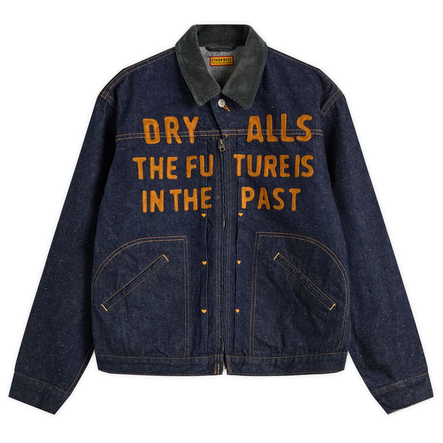Яке Human Made Zip Denim Work Jacket Тъмно синьо | HM30JK005-IND, 1
