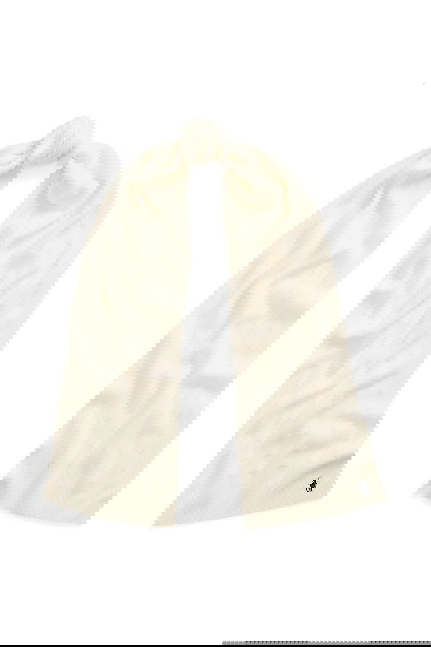 Шал Polo by Ralph Lauren Cable-Knit Wool Scarf Бежово | 455956296002, 1