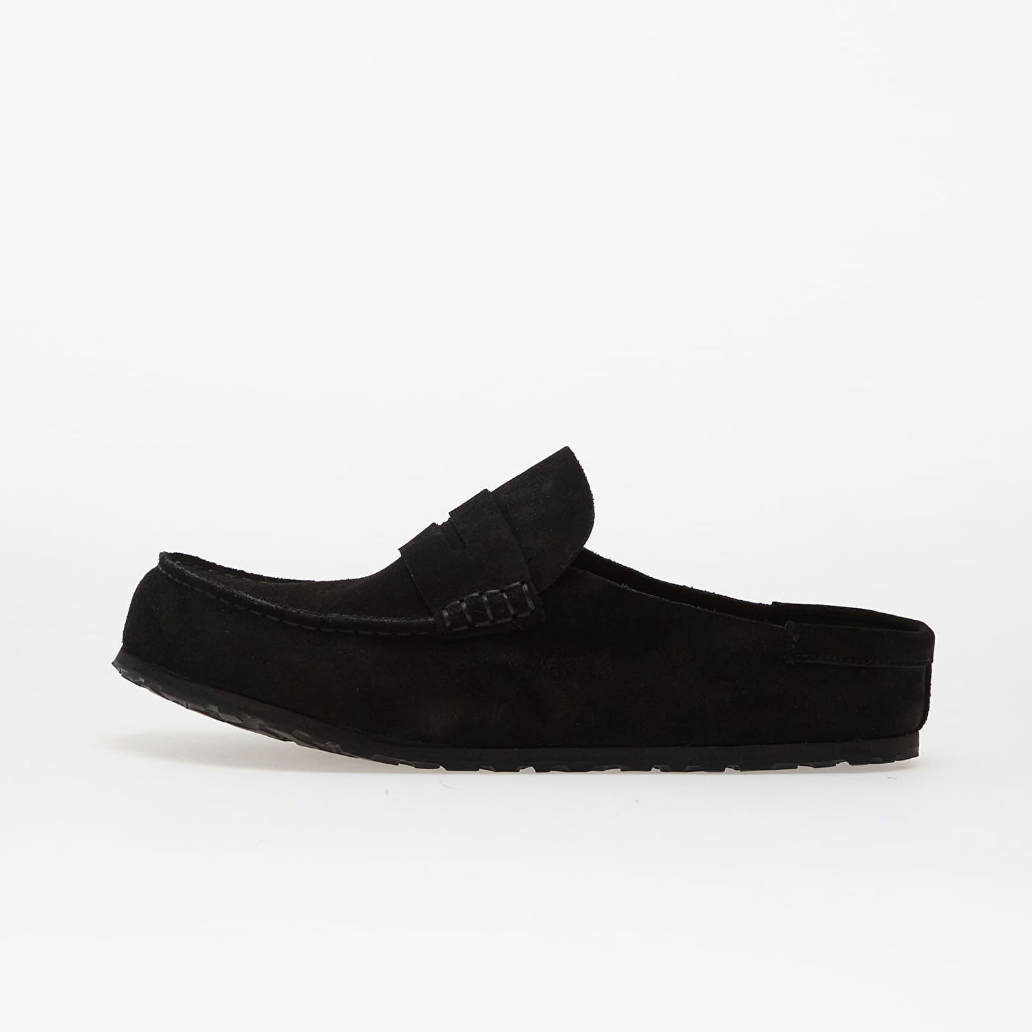Кецове и обувки Birkenstock Birkenstock Naples Wrapped Suede Leather Mules Черно | 1030795, 0