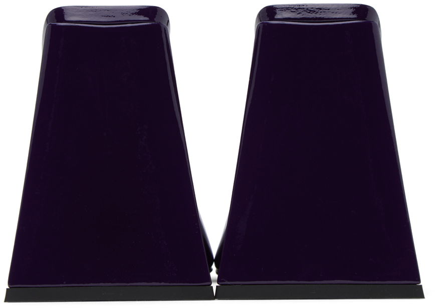 Аксесоари The Attico Attico Devon Patent Leather Heeled Mules Лилаво | 241WS000 L002, 1