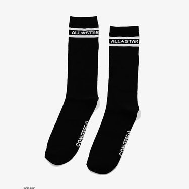 Бельо и чорапи Converse Flat Knit Crew Socks 2-Pack Черно | E1026B, 3