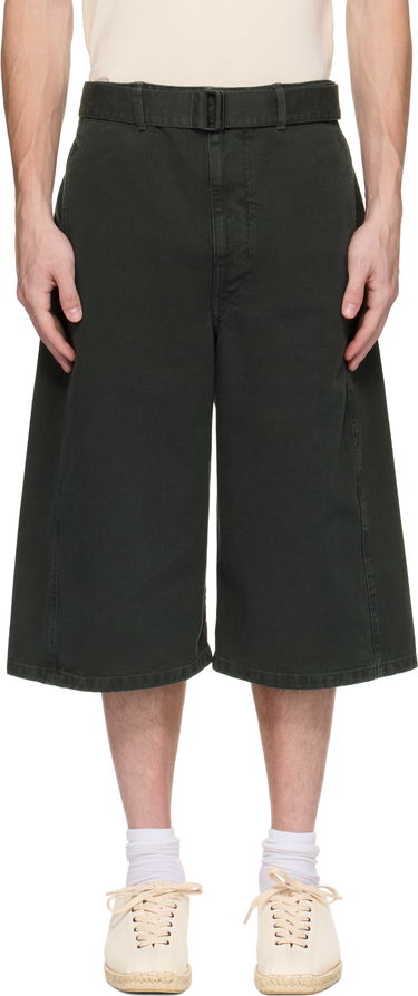 Къси панталони LEMAIRE Lemaire Twisted Denim Shorts Зелено | PA1107 LD1039, 0