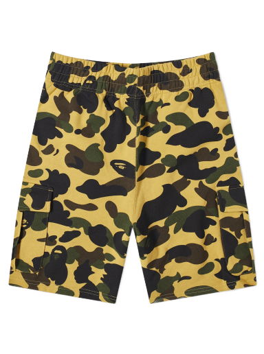 Къси панталони BAPE St Camo 6 Pocket Sweat Shorts Жълто | 001SPJ801005M-YEL