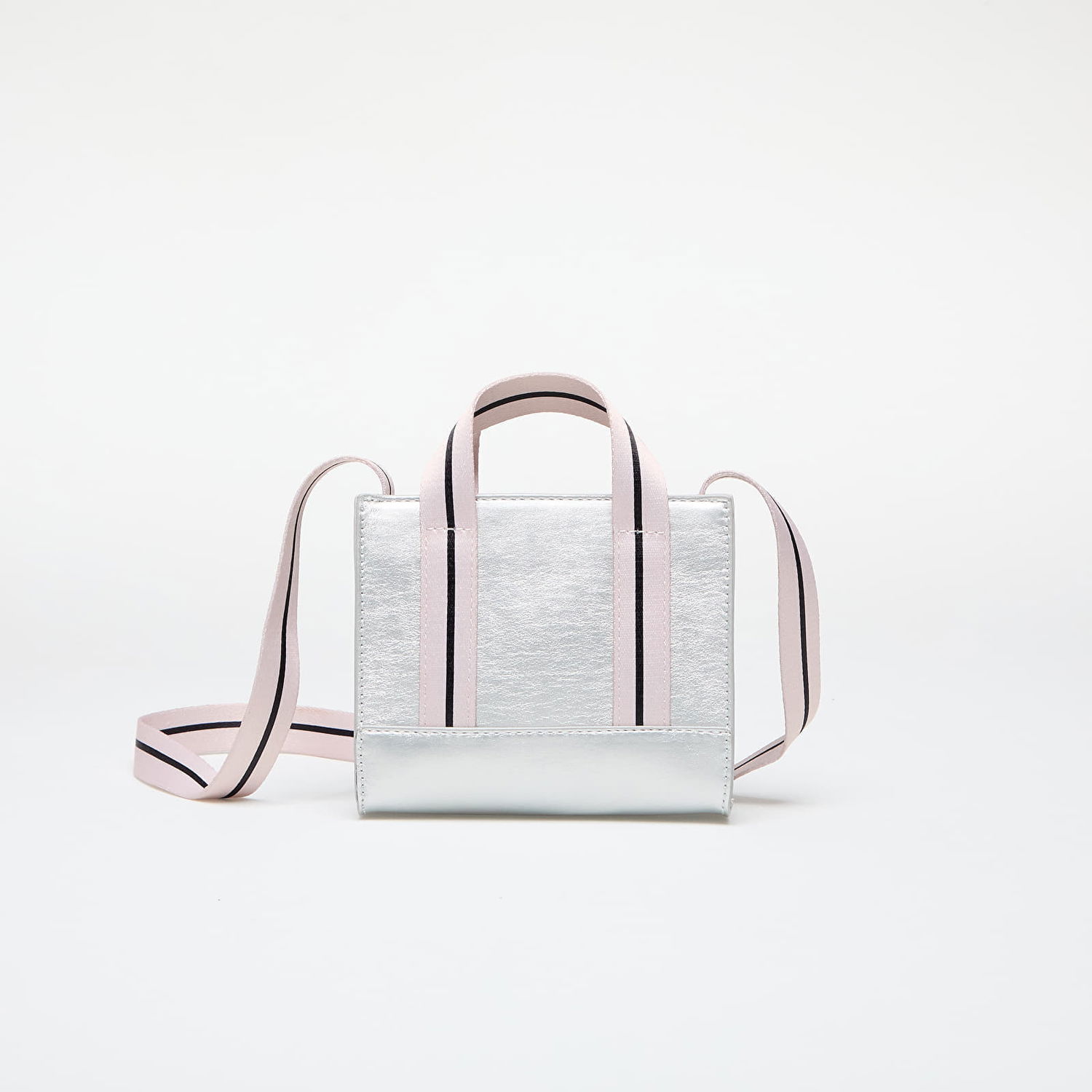 Дамска чанта Palm Angels Palm Angels Kids Shiny Mini Tote Bag Металик | PGNA003F24FAB0017203, 1