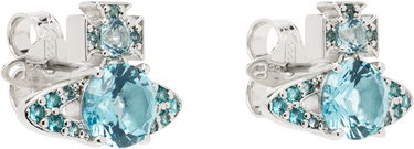 Обеци Vivienne Westwood Vivienne Westwood Ismene Crystal Orb Earrings Синьо | 6201034M-02P426-, 1