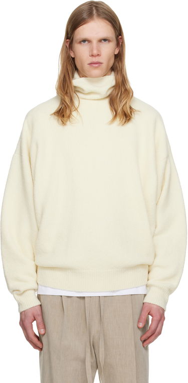 Пуловер Fear of God Wool Split High Neck Sweater Бяло | FG25FW20-209WBO-051, 0