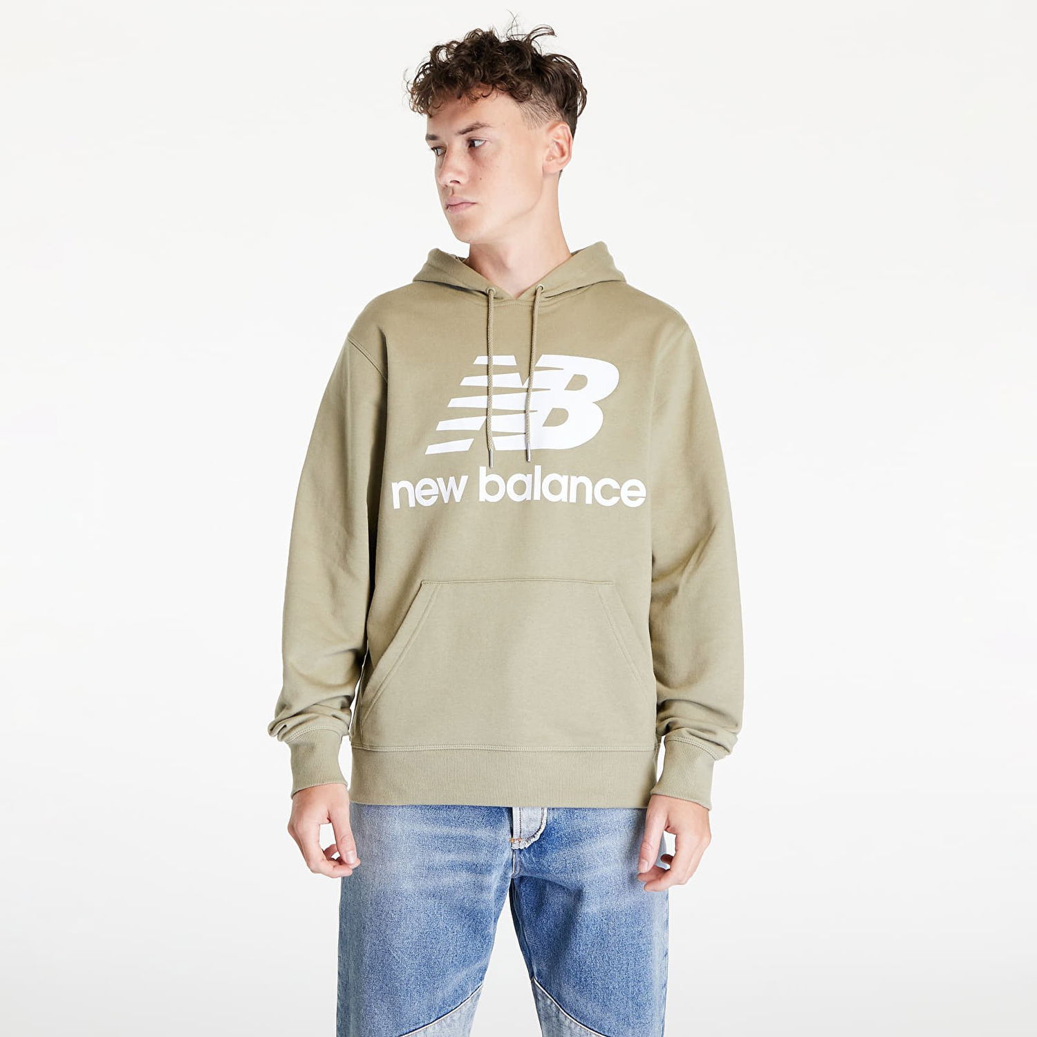 Суитчър New Balance Essentials Зелено | mt03558-tco, 1