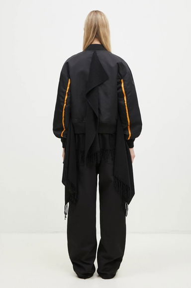 Scarf Bomber Jacket, 2