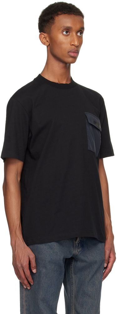 Тениска Paul Smith PS Paul Smith Tilt Logo Pocket T-Shirt Черно | M2R-014Z-N22119-79, 1