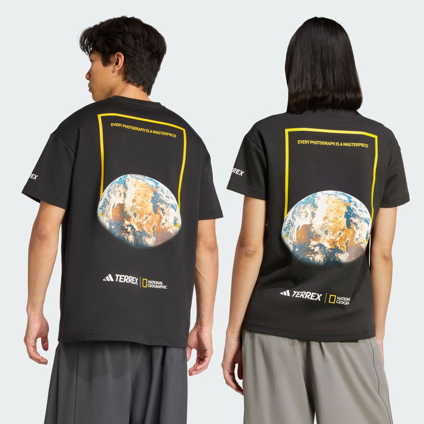 Тениска adidas Performance National Geographic Graphic Short Sleeve T-Shirt Черно | KC2352