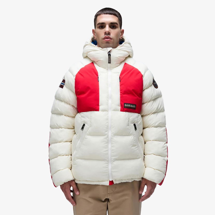 Пухо яке Napapijri Puffer Jacket Бяло | NP0A4I1RN1J1