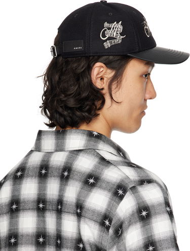 Шапка с козирка AMIRI Amiri 'Music Club' Baseball Cap Черно | AMHACP1044, 2