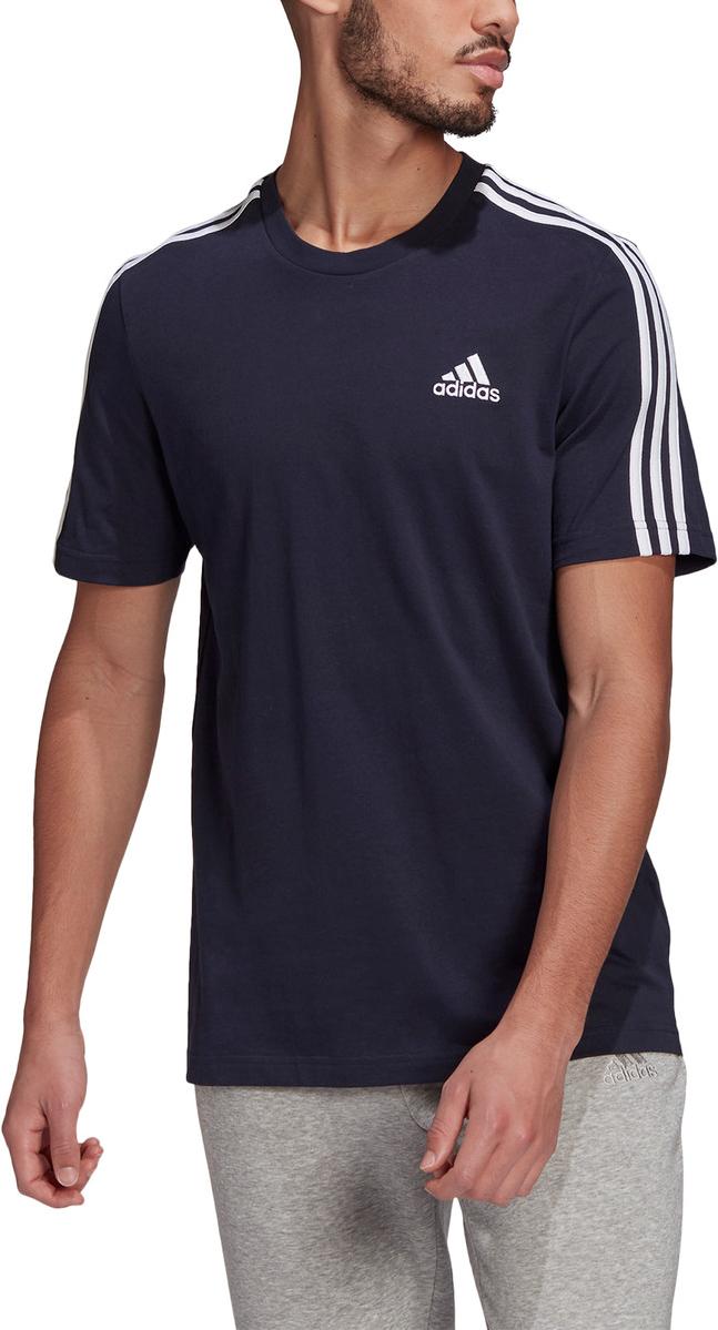 Тениска adidas Originals Essentials 3 Stripes Тъмно синьо | gl3734, 0