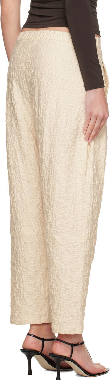 Панталони Max Mara Max Mara Alamo Textured Ankle Trousers Бежово | 2521786058600, 2