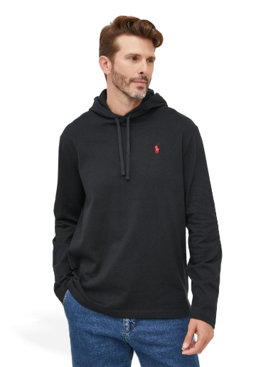 Суитчър Polo by Ralph Lauren Pullover Hoodie Черно | 710878516004