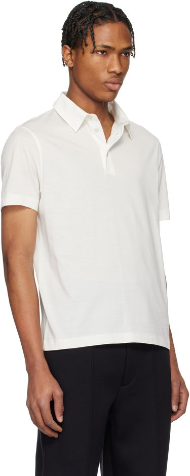 Поло тениска Moncler Moncler Archivio Short Sleeve Polo Бяло | K10918A000188390X, 1