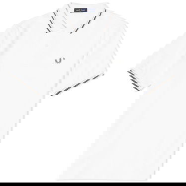 Поло тениска Fred Perry Twin Tipped Polo Tee Бяло | M3600-T42, 0
