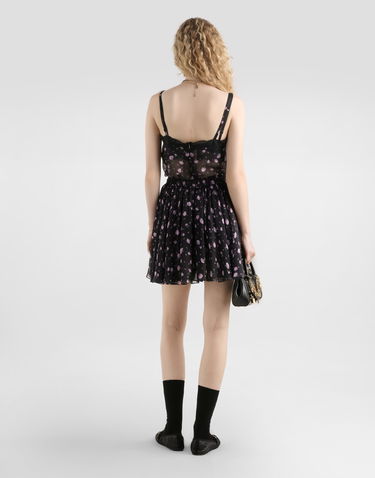 Пола Dolce & Gabbana Dolce & Gabbana Carnations-print Chiffon Circle Skirt Многоцветен | F4DB6TIS10ZHN5XX, 2