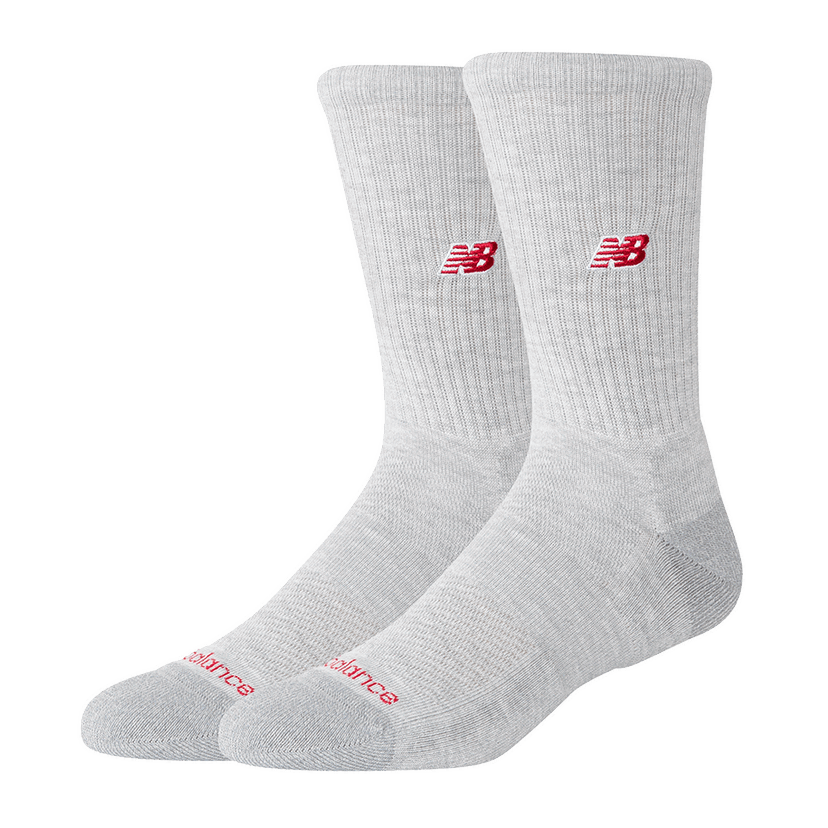 Чорапи New Balance Active Premium Crew Socks 2 Pack Сиво | LAS25302-AG